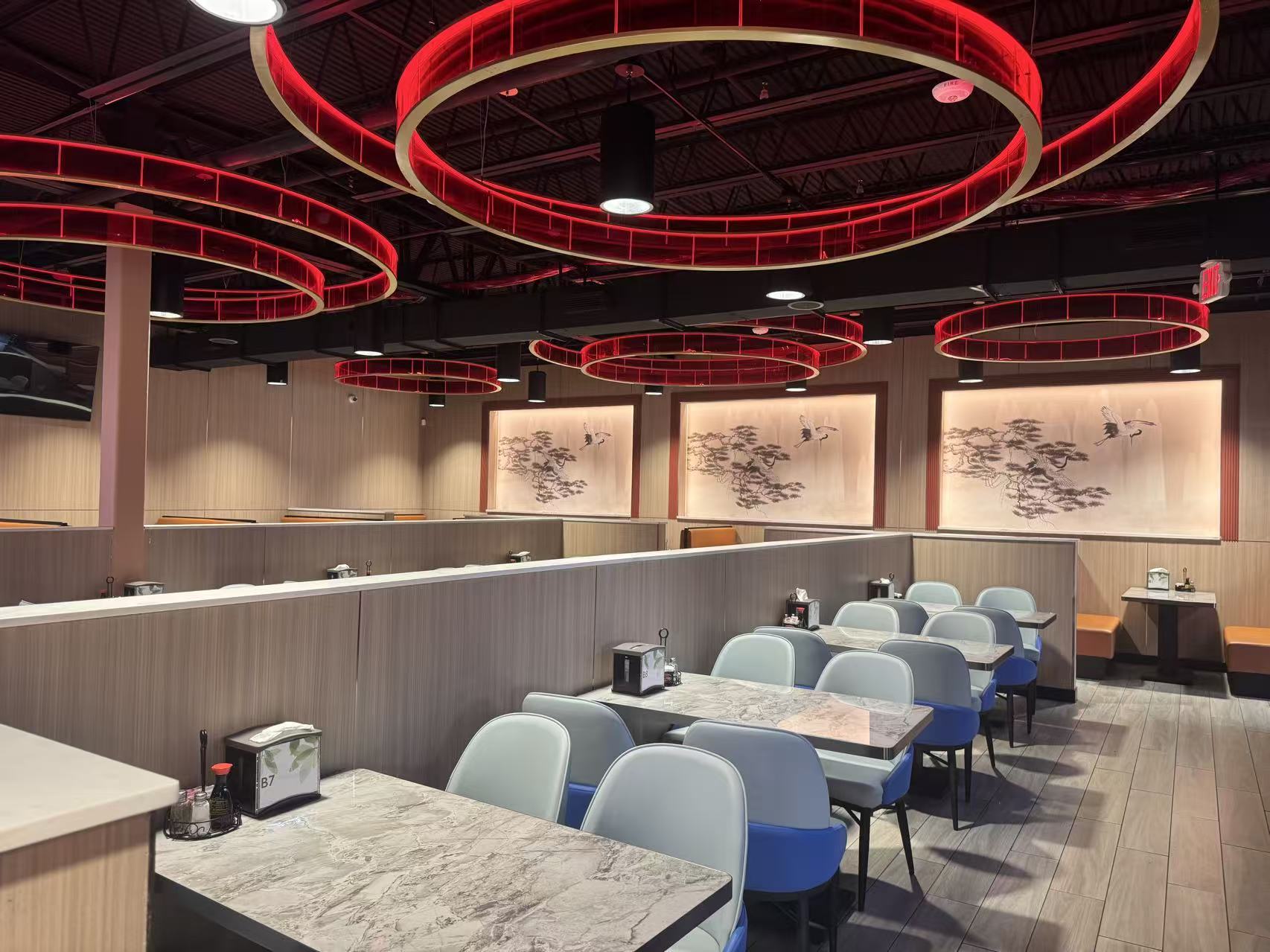 3,200SF 餐厅内部搭建项目
